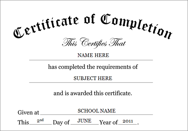 Certificate-of-Completion-Template
