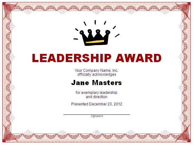 Leadership-Award-Certificate-printable