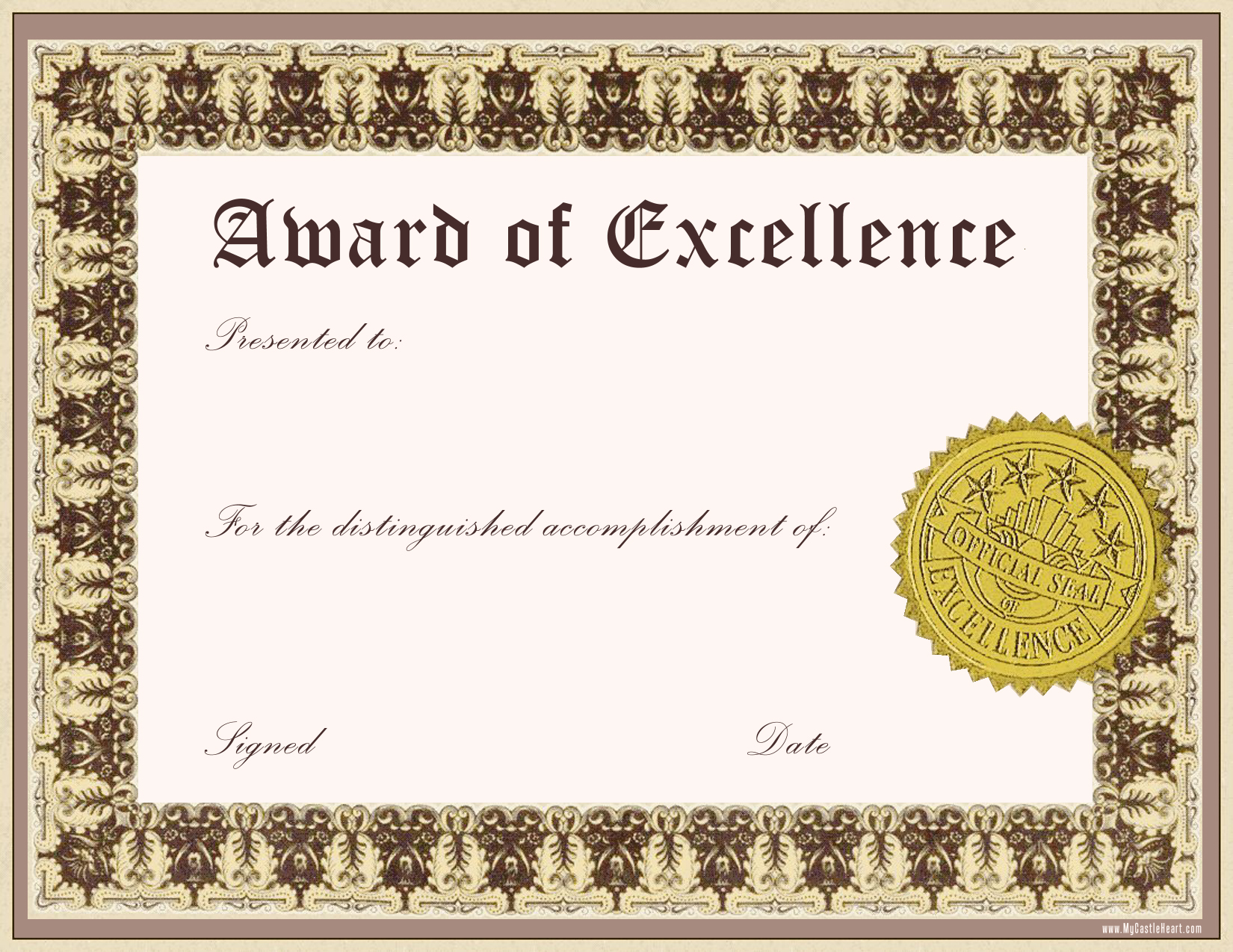 Awards Certificate Templates Certificate Templates