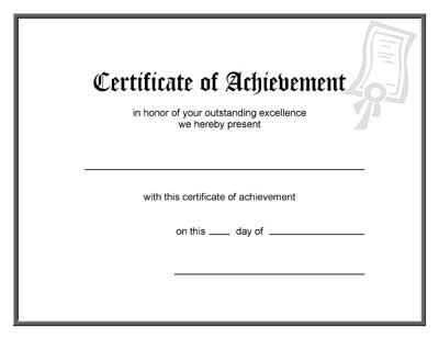 awards-Printable Certificates of Completion Templates