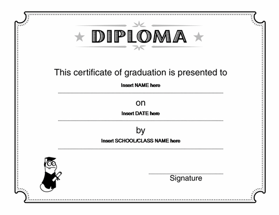 diploma-Printable Certificates of Completion Templates