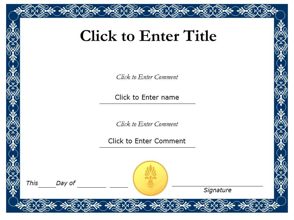 school-template-Certificate of Achievement