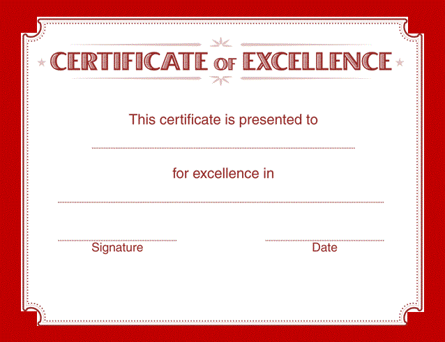 Excellence-Certificate-Template-certificate-of-completion