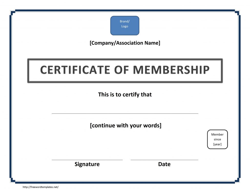 blue-blank-Certificate-Template