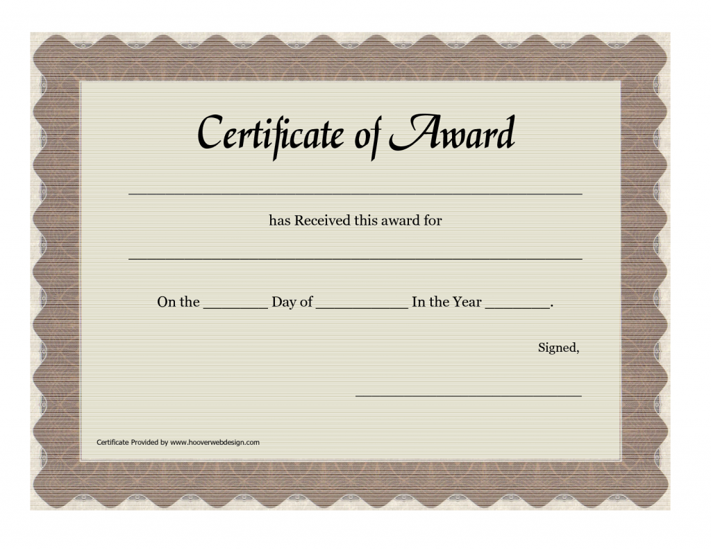 image-New Award Certificates template