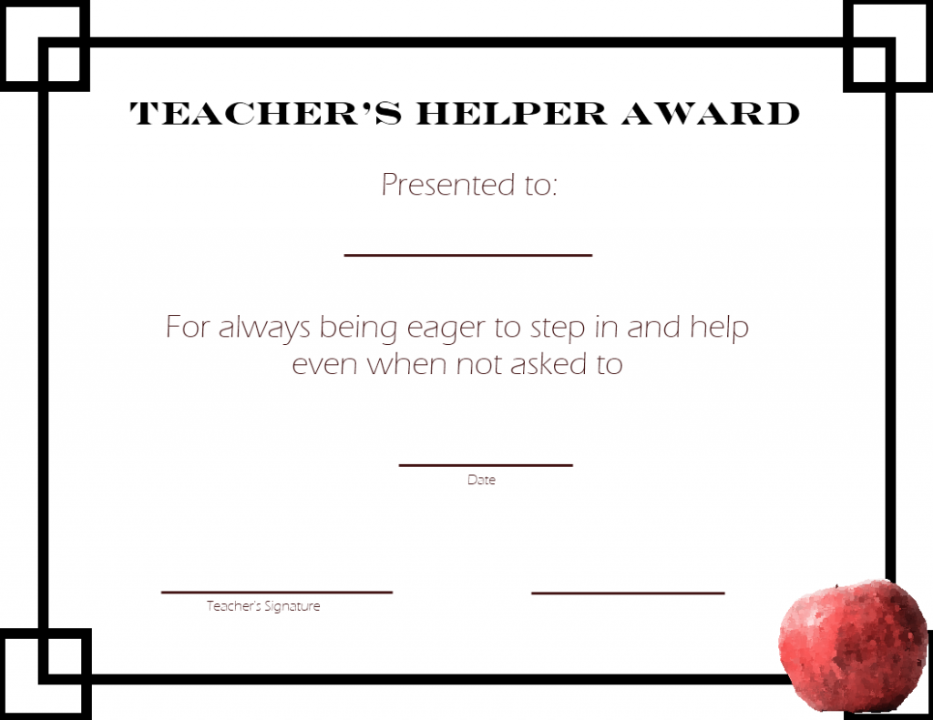 teacher-school-Printable Student Awards