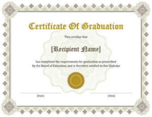 Certificate-of-Graduation Blank-red-medical-Certificate