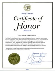 Sample Certificate of Honor