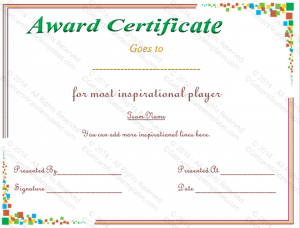 flower-print–Award-Certificate-Template