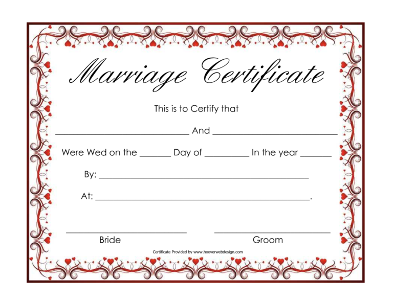 red-border-Editable-Marriage-Certificate-Template