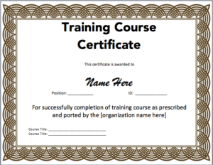 brown-Certificate-Of-Training-Template-Doc-Pdf-Formatted-Word