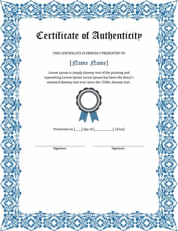 certificate-of-authenticity-blue-free-editable-template