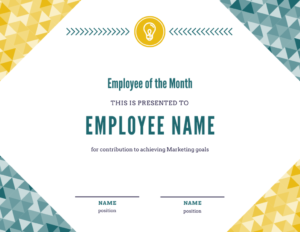 achieving-goals-employee-of-the-month-template-yellow border