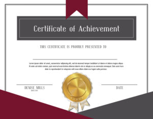 certificate-of-achievement-design-template-free